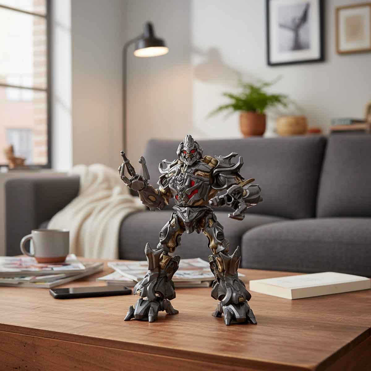 Blokees Transformers 71158 Classic Class 10 Megatron Action Figure Model Kit Unisex, 13+ Years