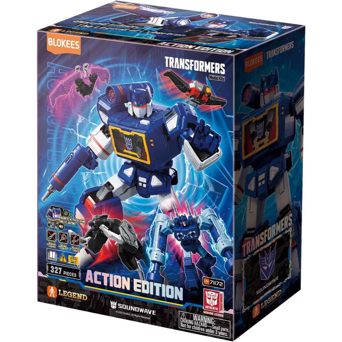 Blokees Transformers 71172 AE03 Sound Wave Action Figure Limited Model Kit Unisex, 13+ Years