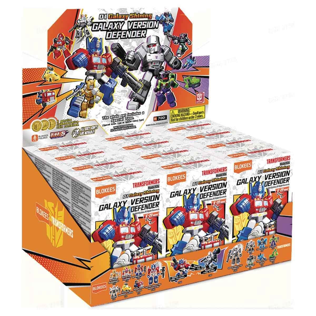 Blokees Transformers 71301 GVD01 Galaxy Shining Assorted Action Figure Model Kit Unisex, 13+ Years