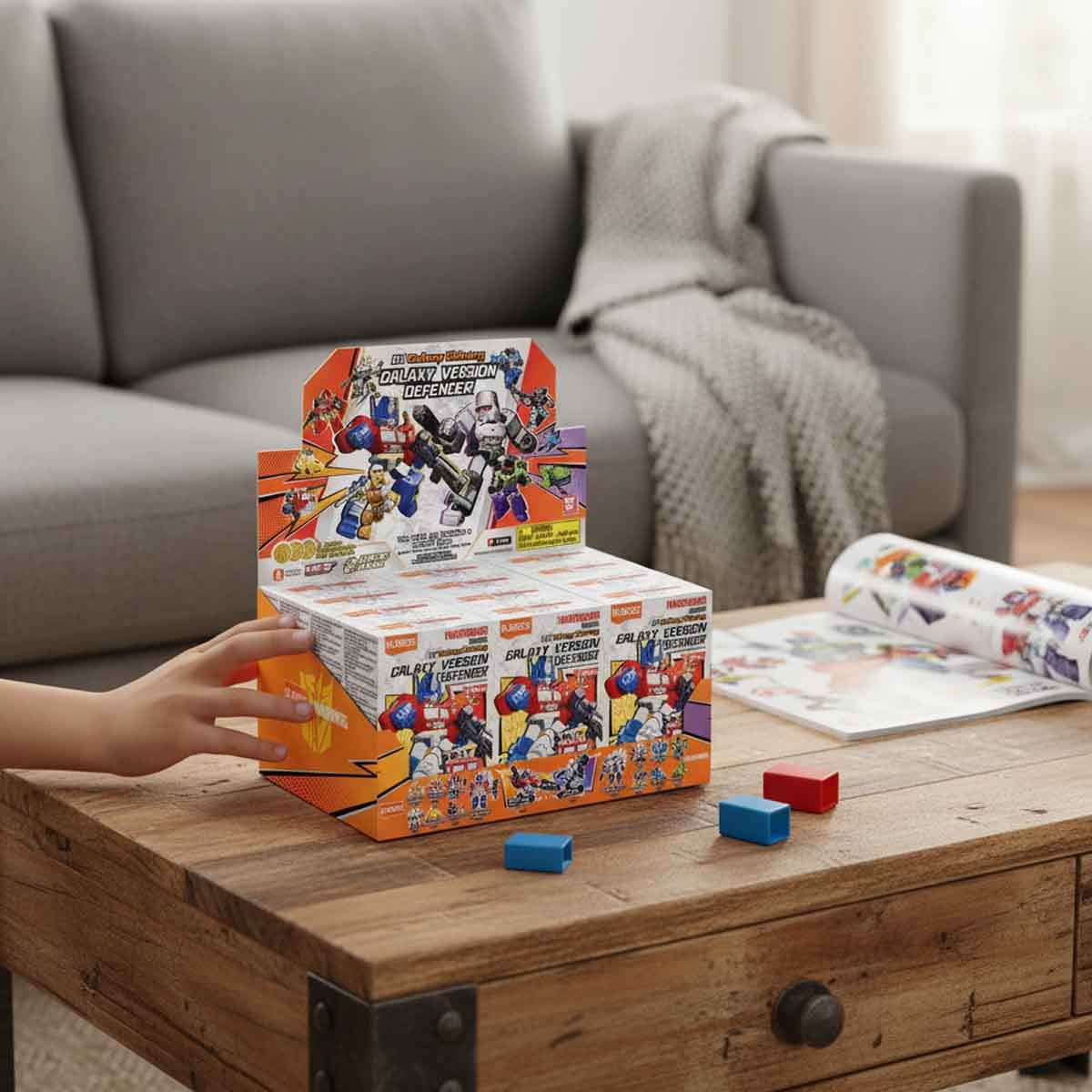 Blokees Transformers 71301 GVD01 Galaxy Shining Assorted Action Figure Model Kit Unisex, 13+ Years