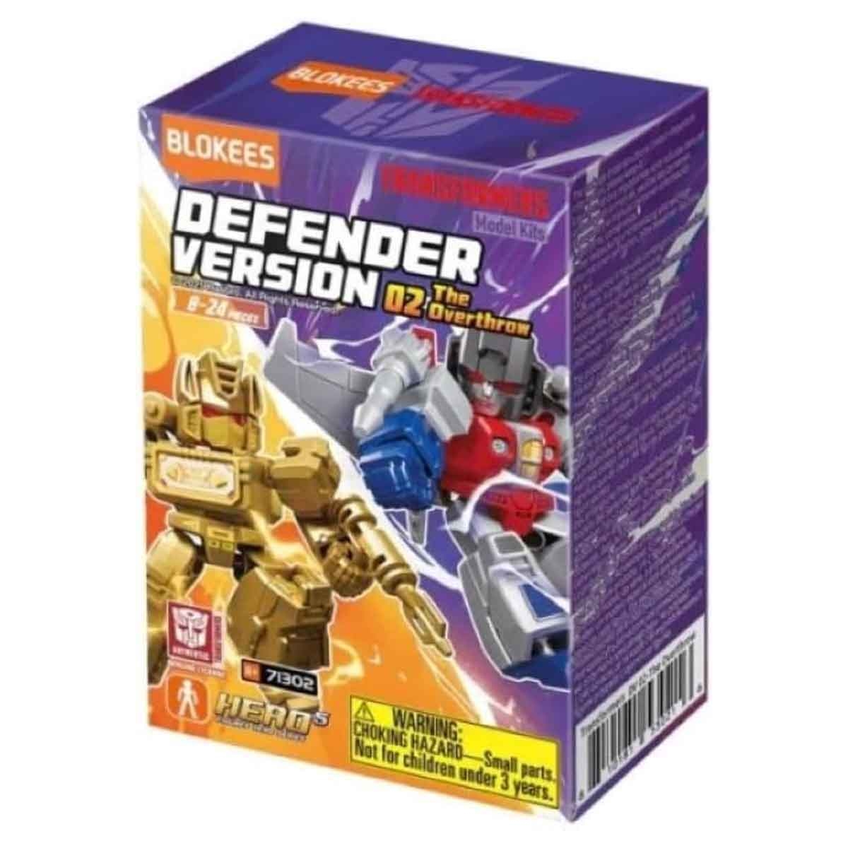 بلوكيس ترانسفورمرز 71302 DV02 ذا أوفر ثرو مجموعة مجسمات أكشن قابلة للتجميع – للجنسين، 13+ سنة