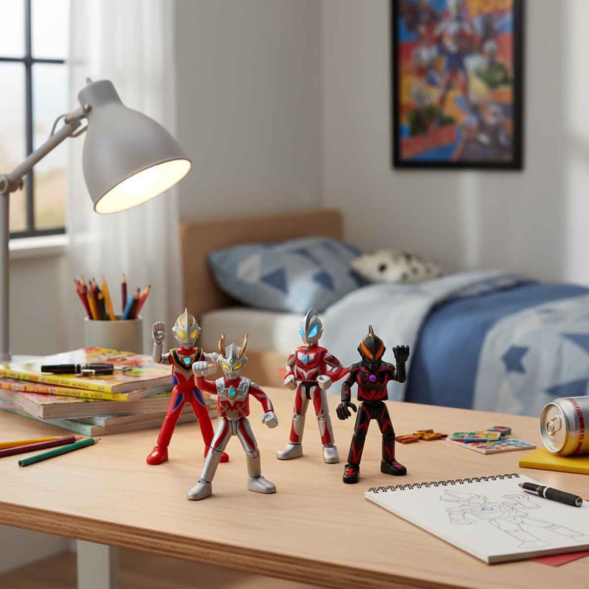 Blokees Ultraman 71205 Shining Version SV 01 Giant of Light Assorted Action Figure Model Kit Unisex, 3-4 Years