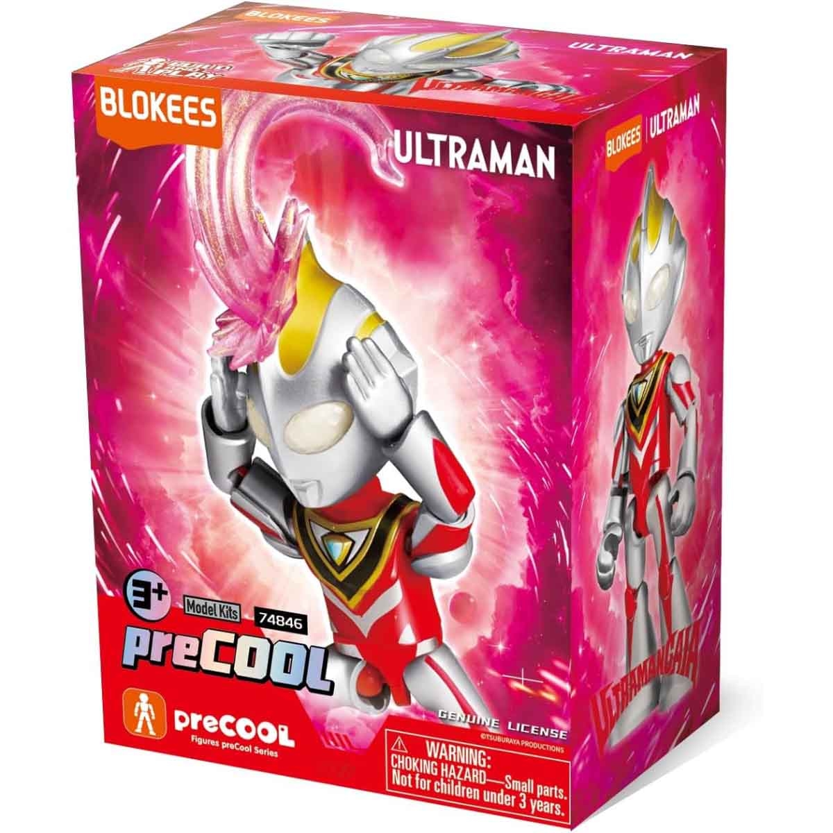 Blokees Ultraman 74846 Precool 05 Gaia Action Figure Model Kit Unisex, 3-4 Years