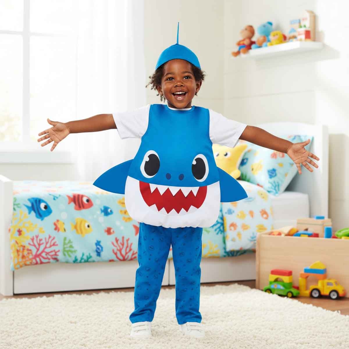 بيبي شارك زي الأب الأزرق