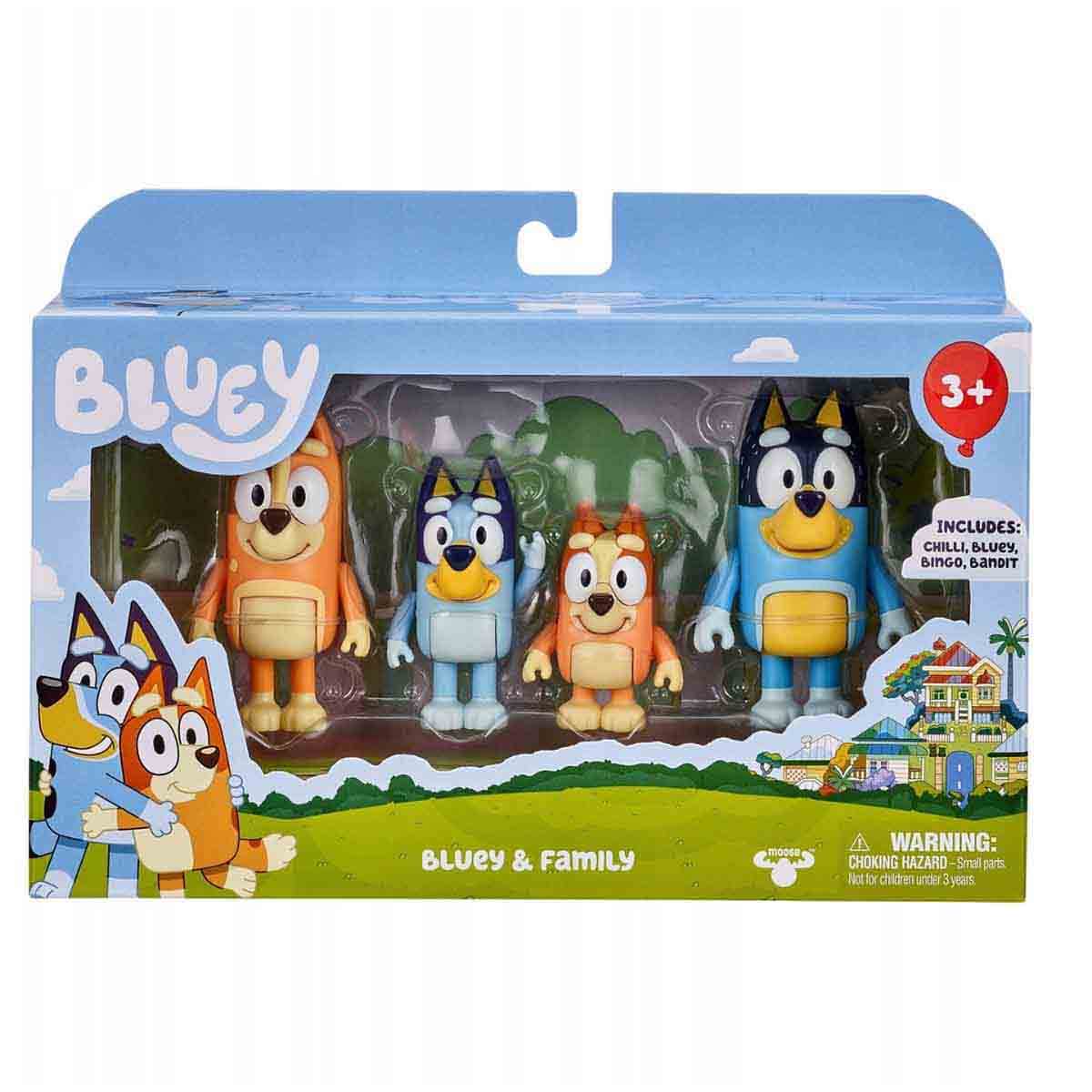 Bluey Family Animal Figure Set Unisex, 3-4 Years