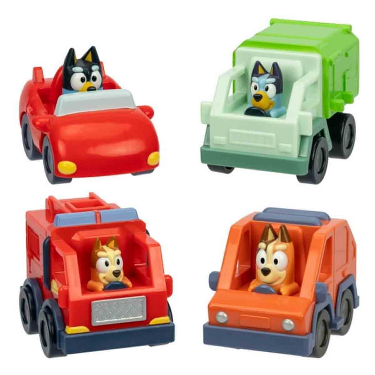 Bluey S12 Assorted Mini Racers Unisex, 3-4 Years