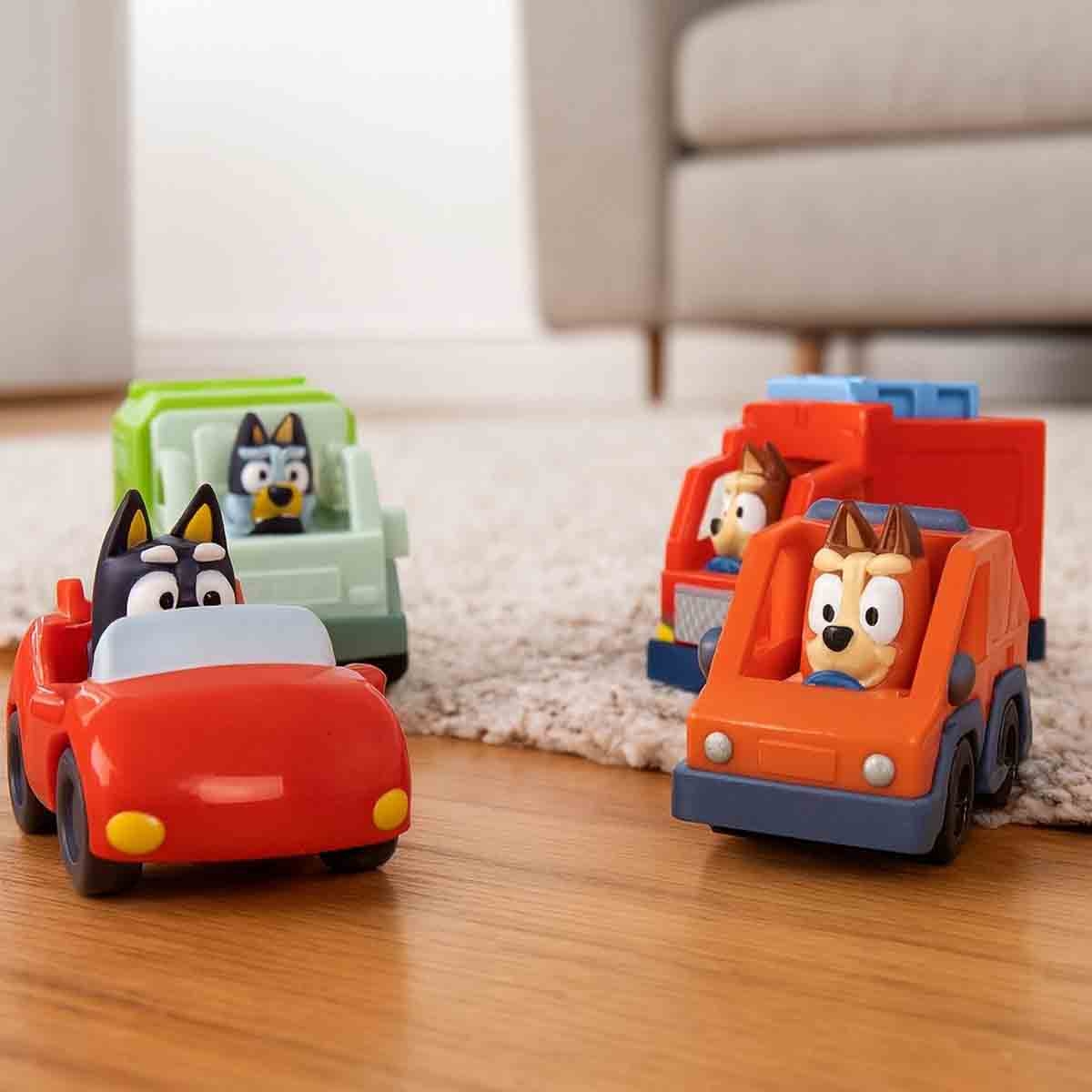 Bluey S12 Assorted Mini Racers Unisex, 3-4 Years
