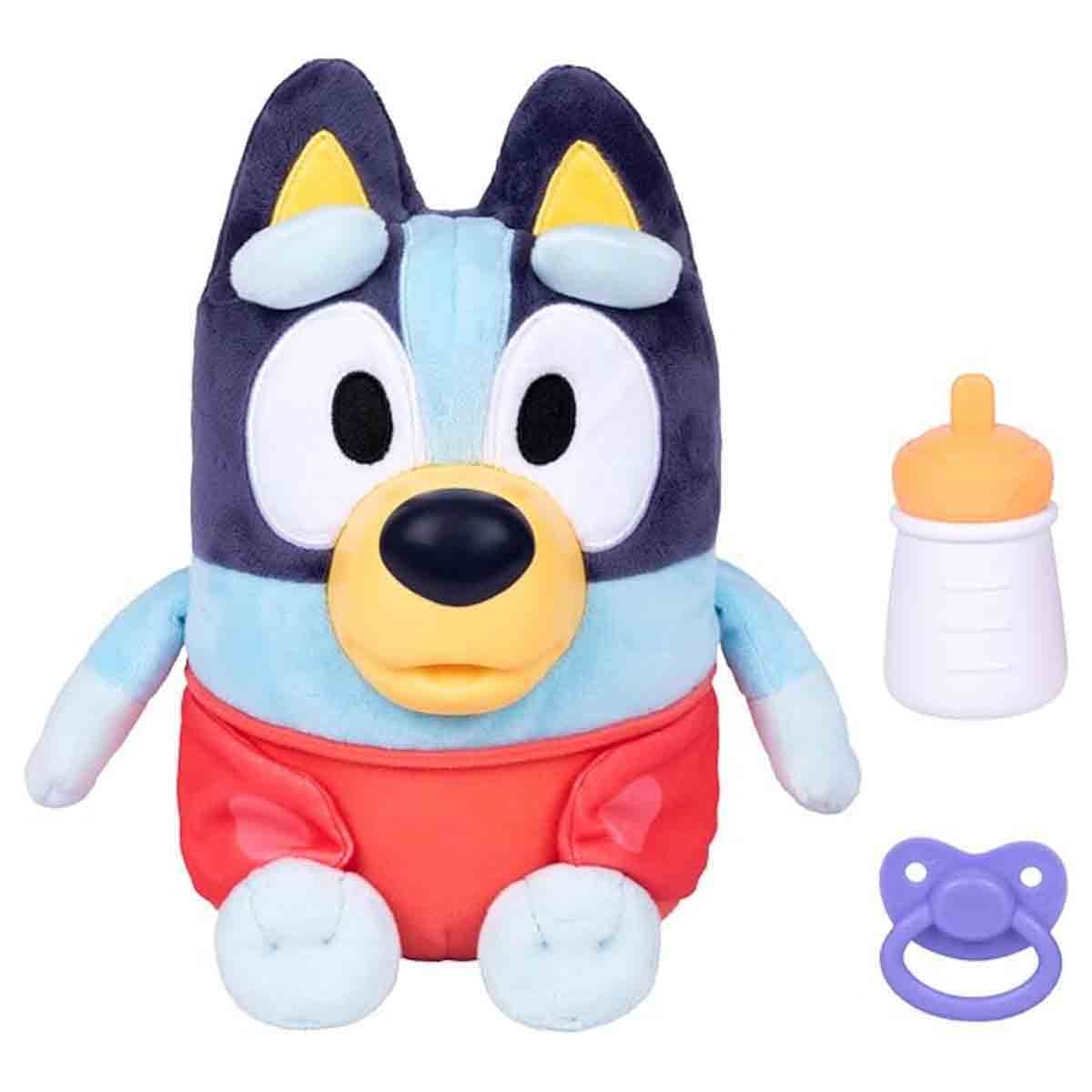 Bluey 9" S13 Cuddle & Care Baby Bluey Plush Toy Unisex, 3-4 Years