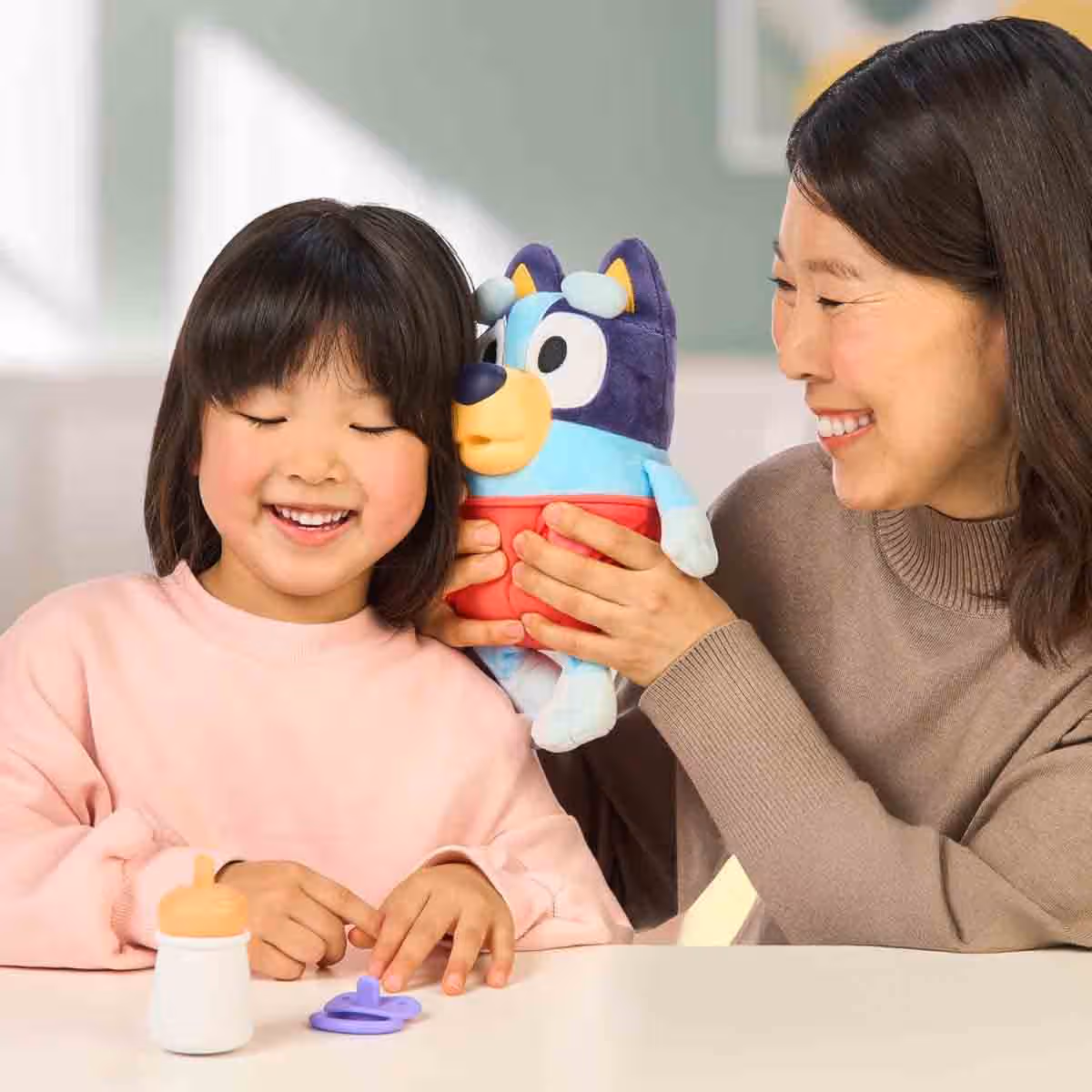 Bluey 9" S13 Cuddle & Care Baby Bluey Plush Toy Unisex, 3-4 Years