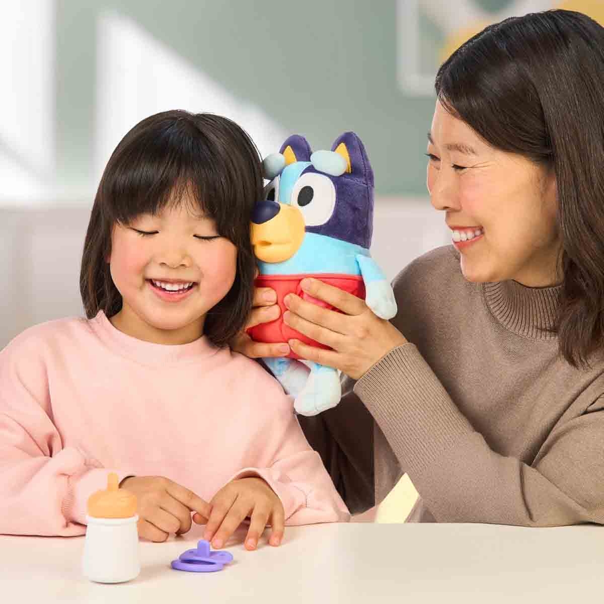 Bluey 9" S13 Cuddle & Care Baby Bluey Plush Toy Unisex, 3-4 Years