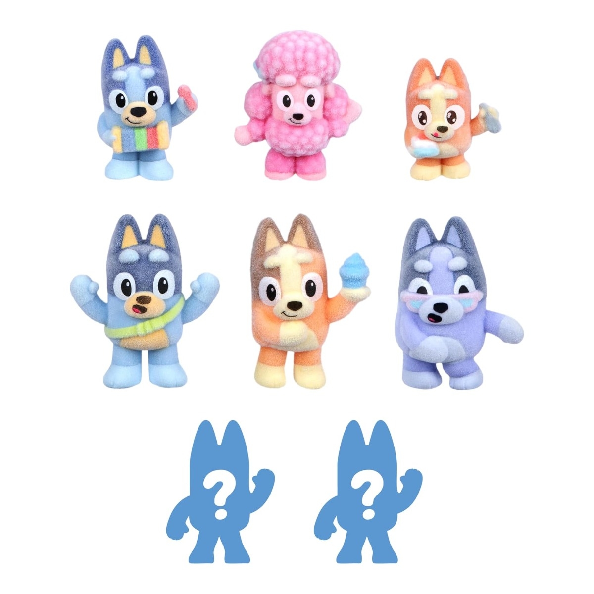 Bluey S14 Fuzzies Deluxe Figure Playset Unisex, 5-7 Years