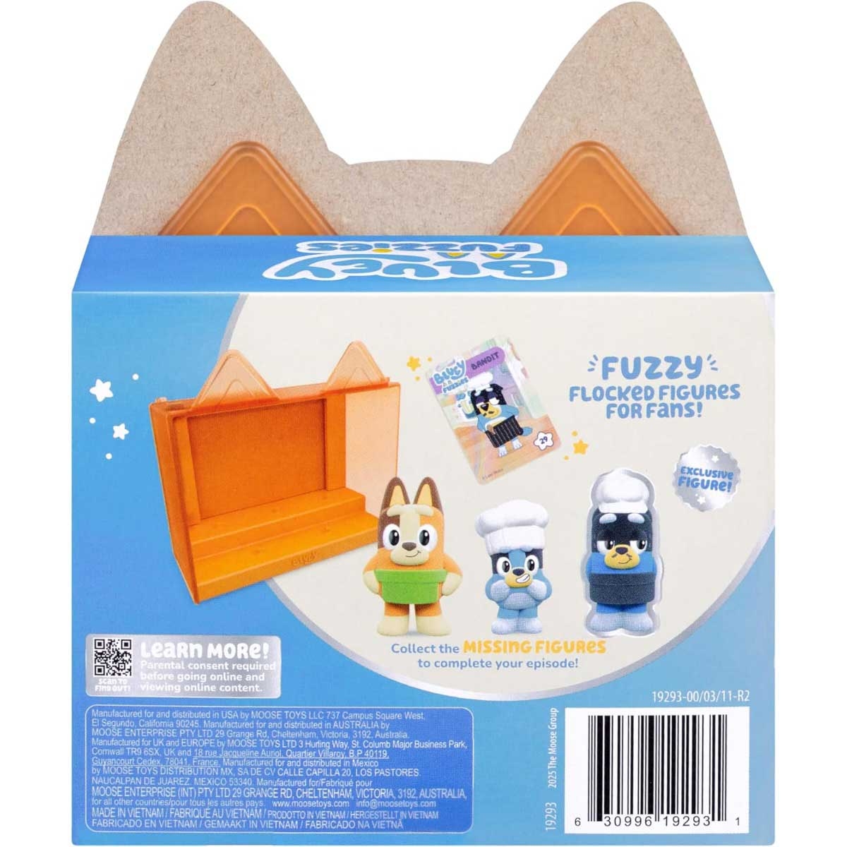 Bluey S14 W1 Fuzzies Pavlova Episode Playset Unisex, 5-7 Years