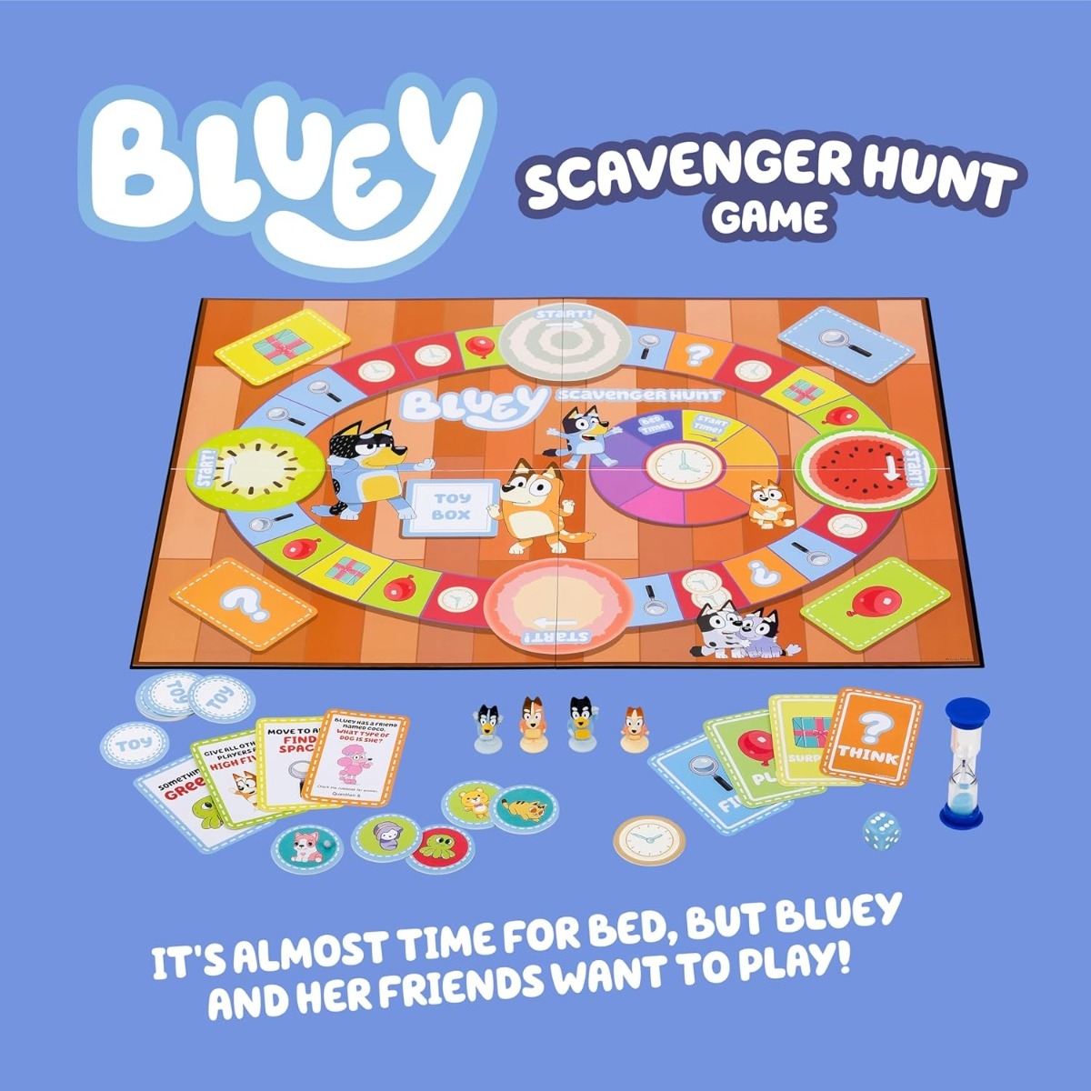 Bluey Scavenger Hunt Board Game Unisex, 3-4 Years