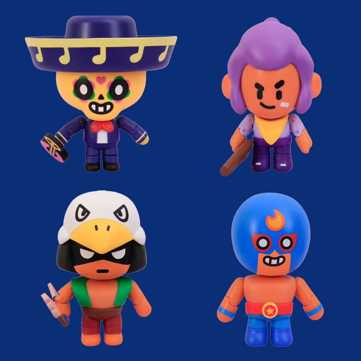 Brawl Stars 4.5" (S1) Window Box Assorted Action Figure Boys, 3-4 Years, Pack of 2