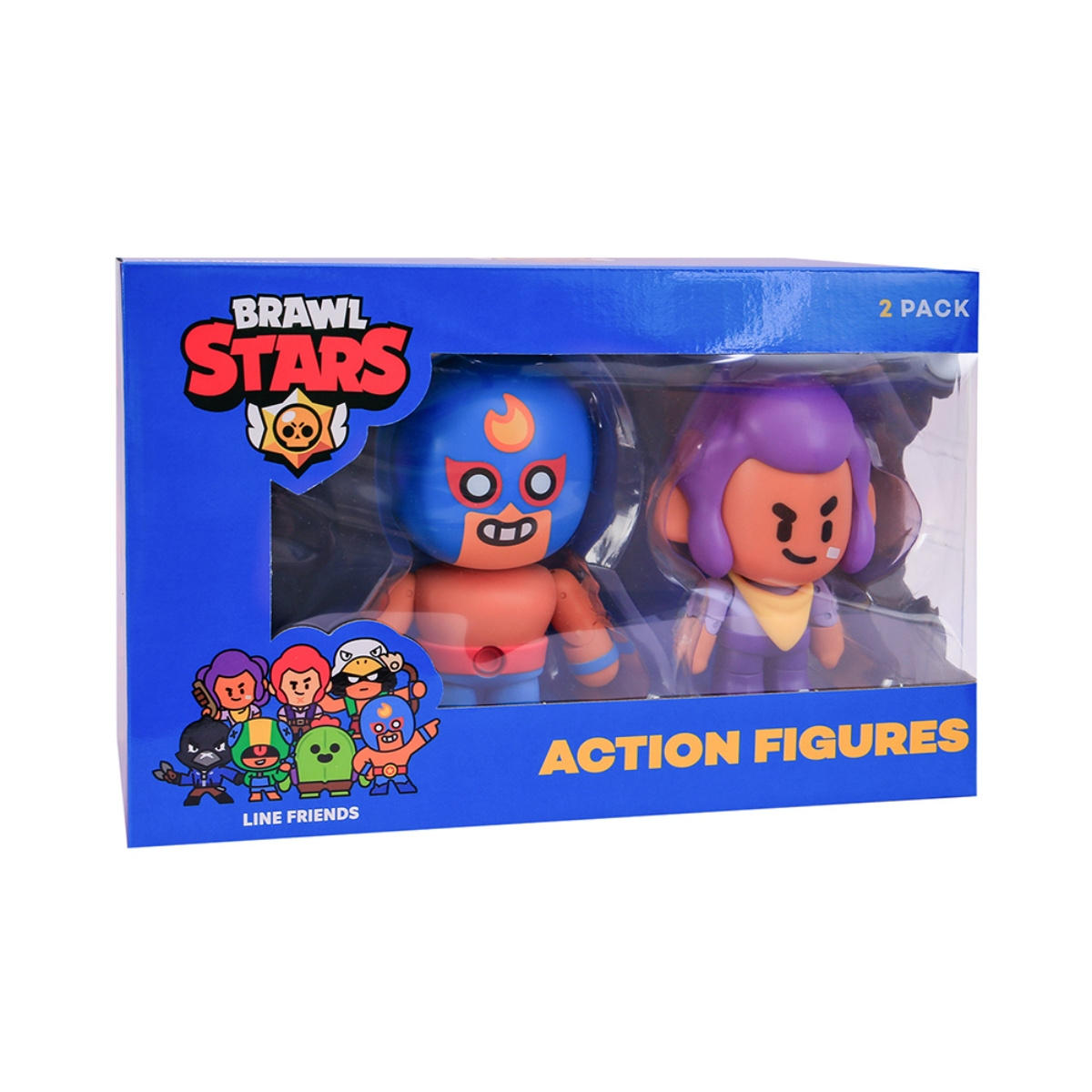 Brawl Stars 4.5" (S1) Window Box Assorted Action Figure Boys, 3-4 Years, Pack of 2