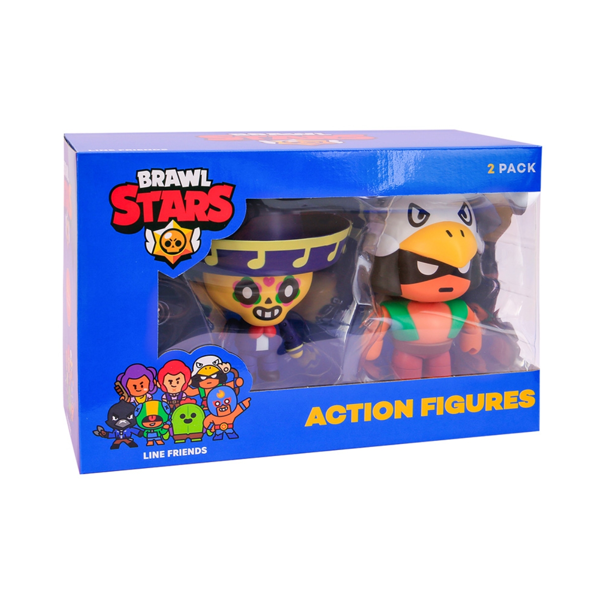 Brawl Stars 4.5" (S1) Window Box Assorted Action Figure Boys, 3-4 Years, Pack of 2