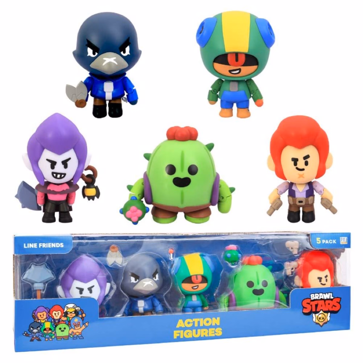 Brawl Stars 4.5" Window Box Assorted Action Figure Boys, 3-4 Years