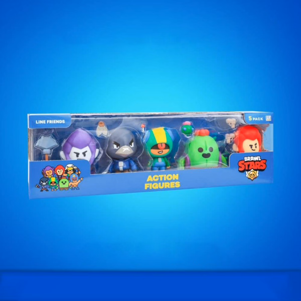 Brawl Stars 4.5" Window Box Assorted Action Figure Boys, 3-4 Years