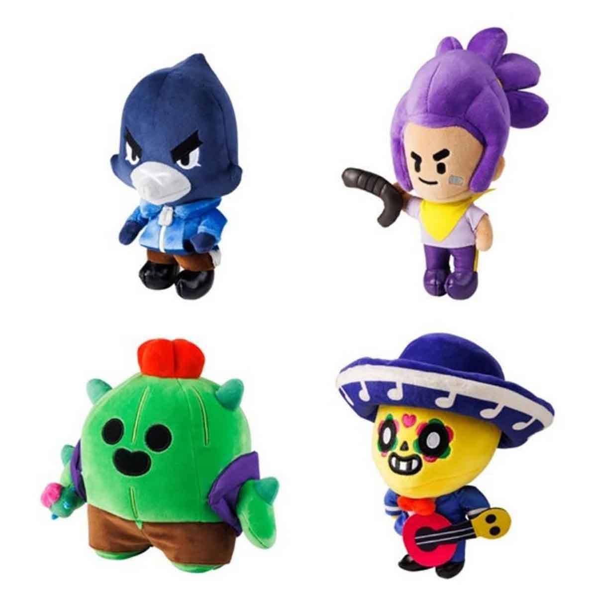 Brawl Stars 7.8" Assorted Buddies Plush Toy Unisex, 3-4 Years
