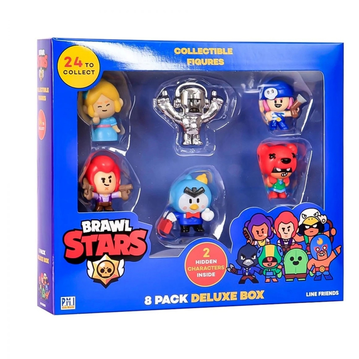Brawl Stars Assorted Action Figures Boys, 3-4 Years, Pack of 8