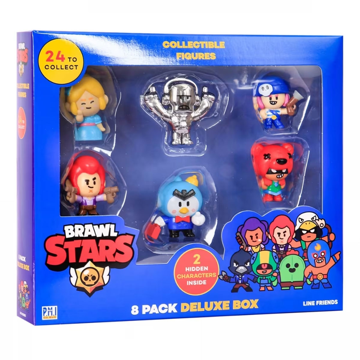 Brawl Stars Assorted Action Figures Boys, 3-4 Years, Pack of 8