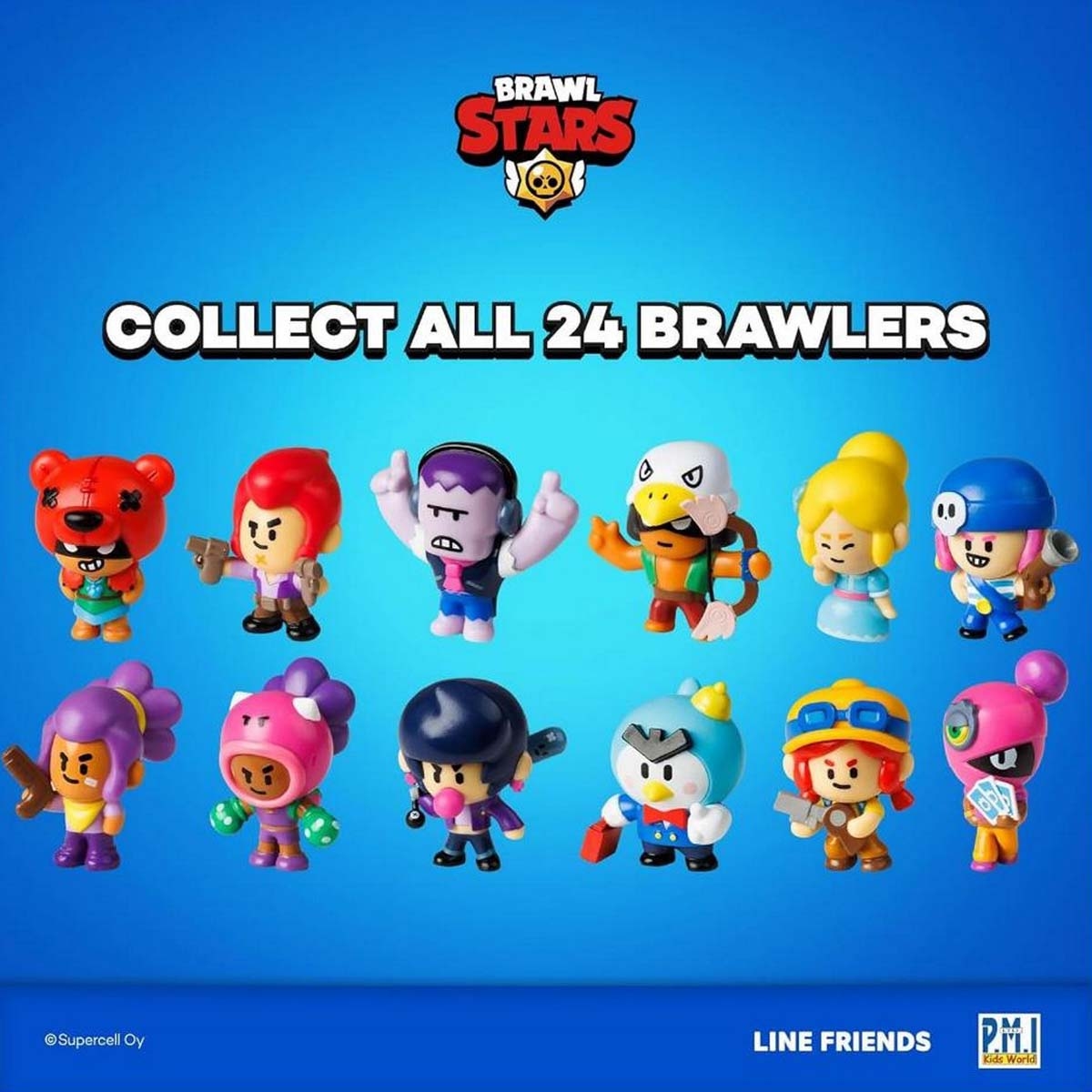 Brawl Stars Blister Assorted Action Figure Unisex, 3-4 Years