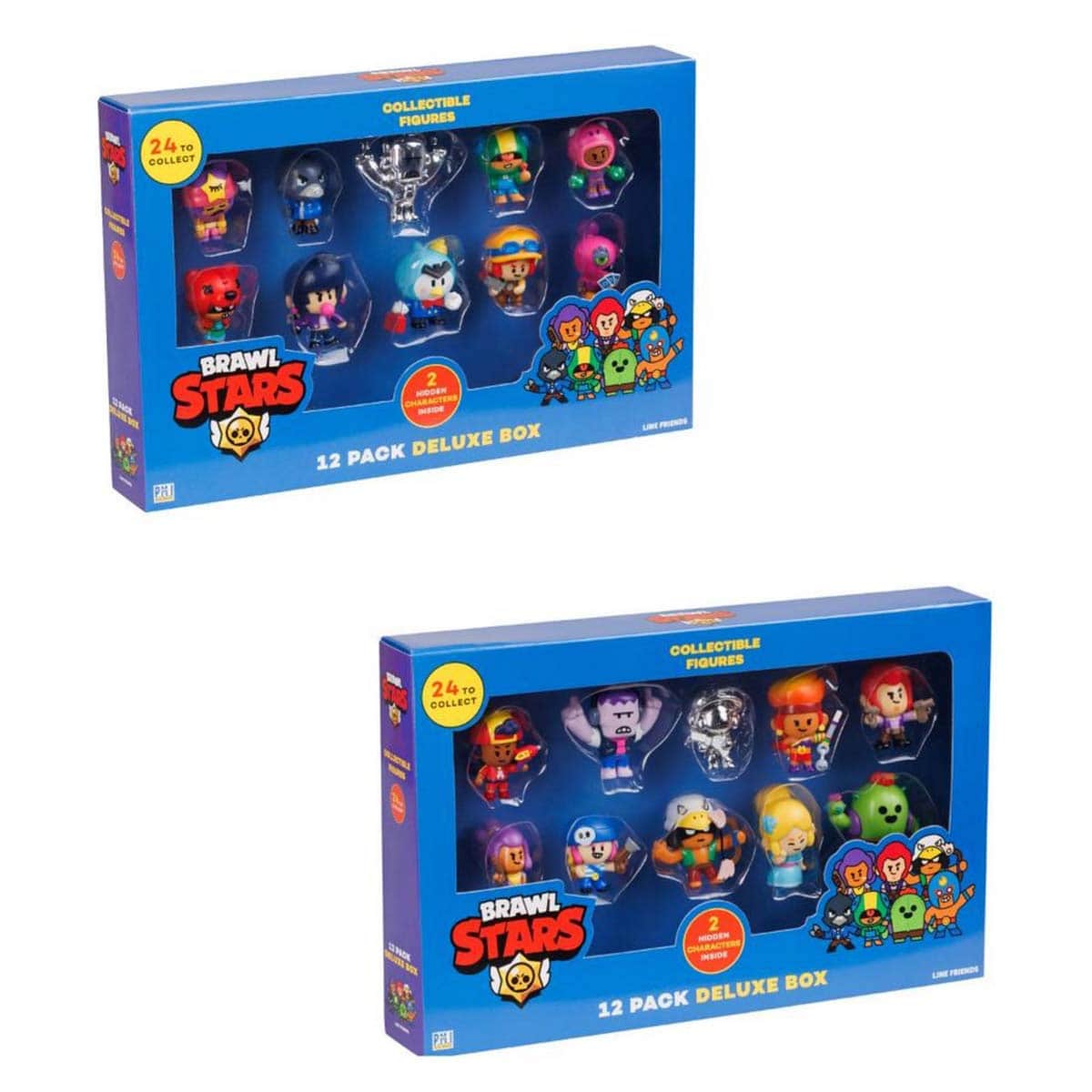 Brawl Stars Blister Assorted Action Figure Unisex, 3-4 Years, Pack of 12