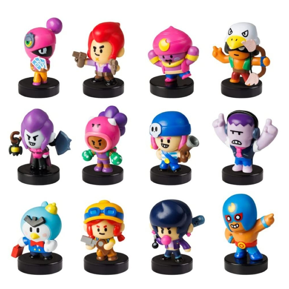 برول ستارز (S1) علبة ديلوكس للطوابع للأولاد، 3-4 سنوات، مجموعة من 12