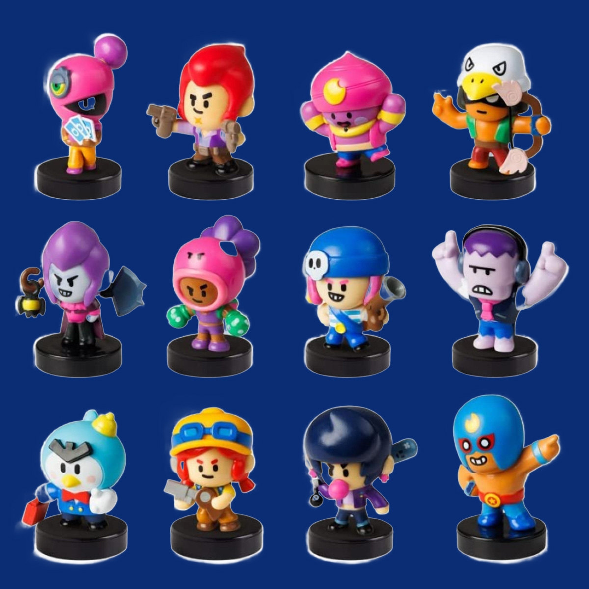 برول ستارز (S1) علبة ديلوكس للطوابع للأولاد، 3-4 سنوات، مجموعة من 12