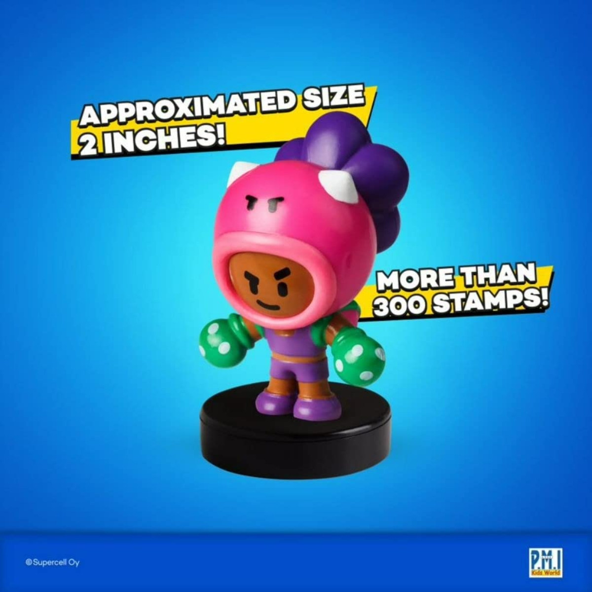 برول ستارز (S1) علبة ديلوكس للطوابع للأولاد، 3-4 سنوات، مجموعة من 12