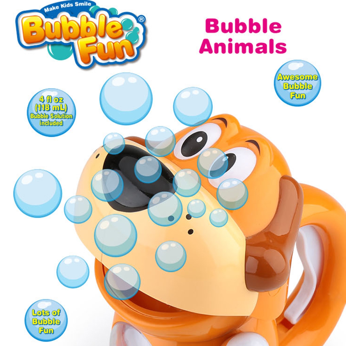 Bubble Fun Battery Operated Bubble Maker Dog Unisex, 3-4 Years