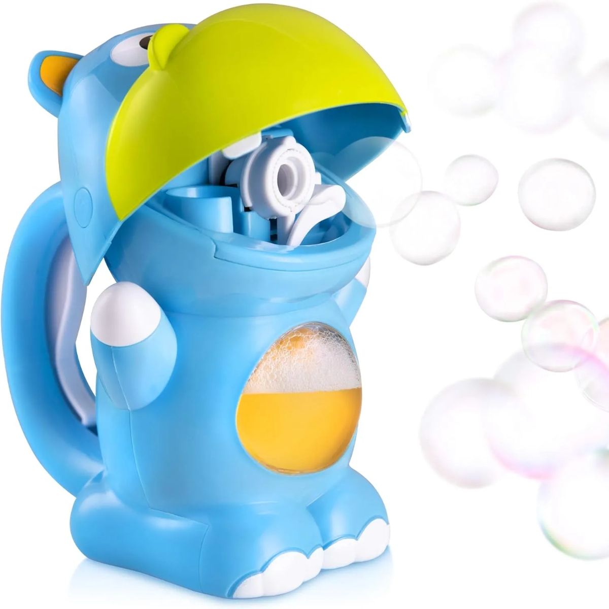 Bubble Fun Battery Operated Hippopotamus Handheld Bubble Toy Unisex, 3-4 Years