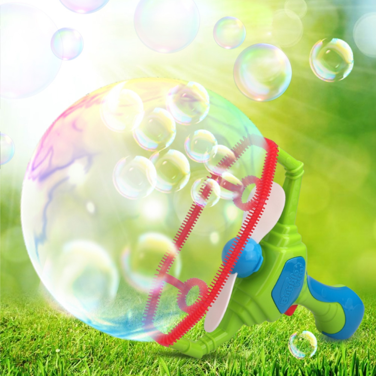 Bubble Fun Battery Operated Magic Bubble Wand with Solution Unisex, 3-4 Years