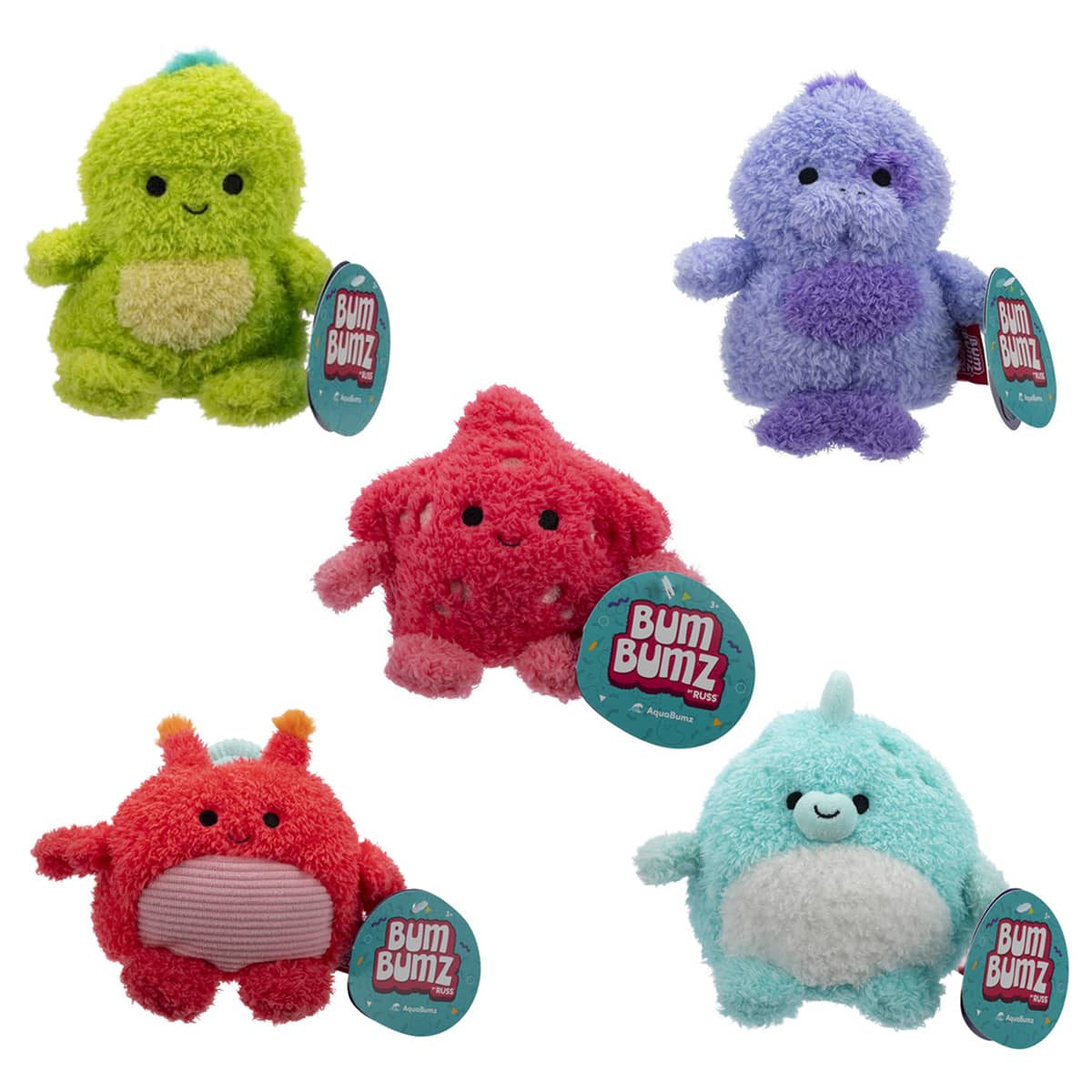BumBumz 4.5″ AquaBumz Assorted Soft Toy Unisex, 3-4 Years