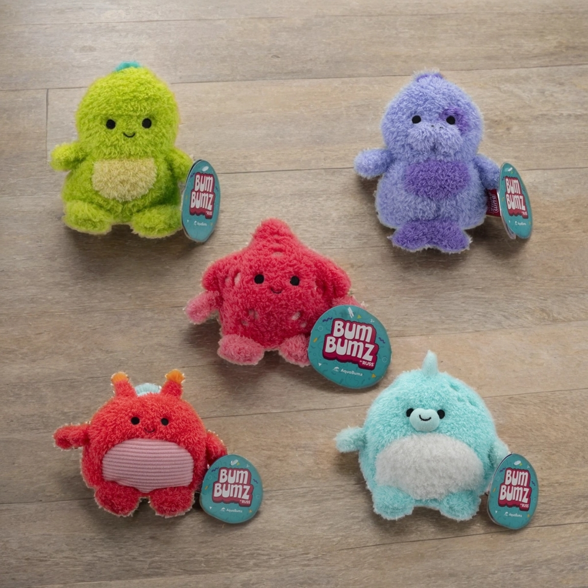 BumBumz 4.5″ AquaBumz Assorted Soft Toy Unisex, 3-4 Years