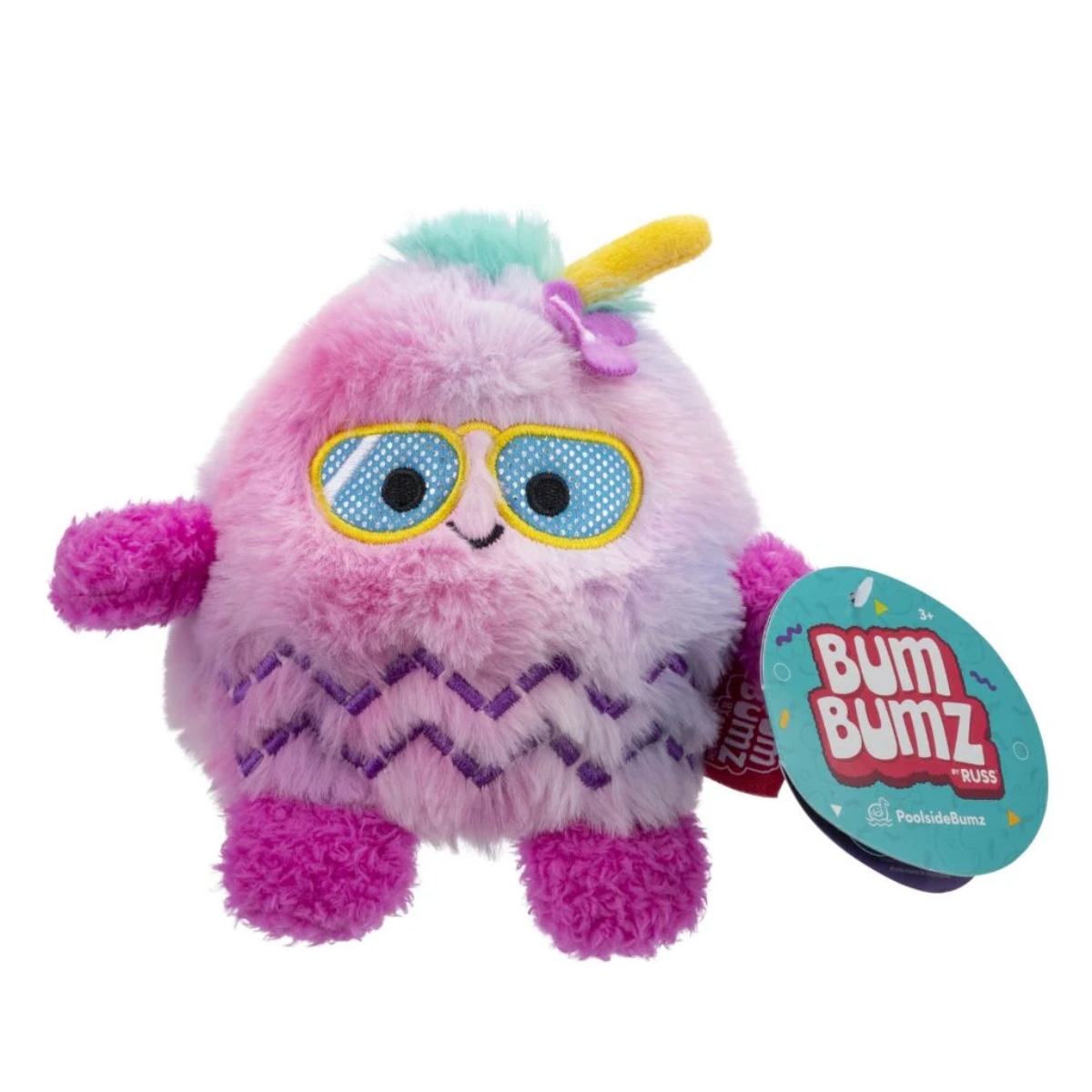BumBumz 4.5″ PoolsideBumz Assorted Soft Toy Unisex, 3-4 Years