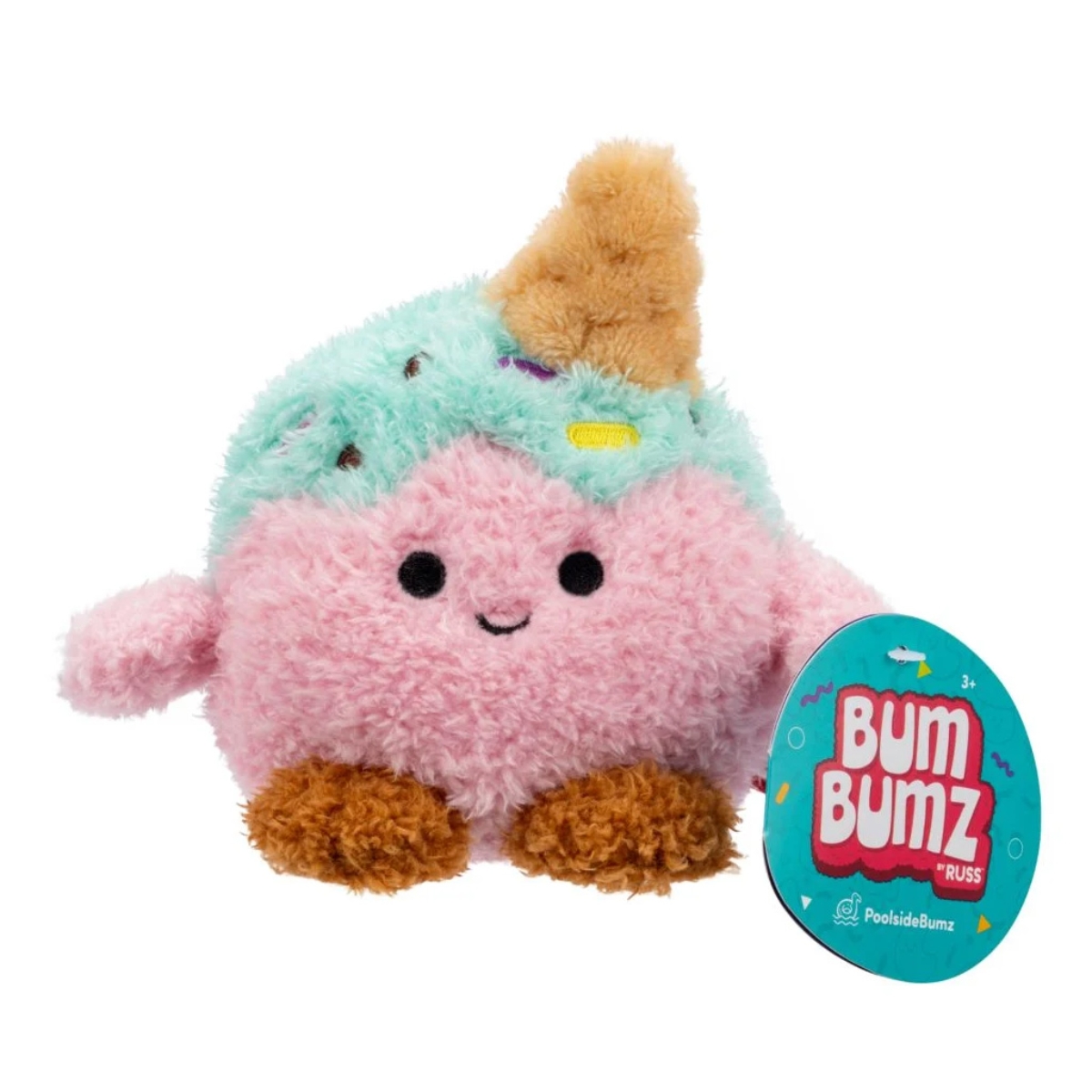 BumBumz 4.5″ PoolsideBumz Assorted Soft Toy Unisex, 3-4 Years