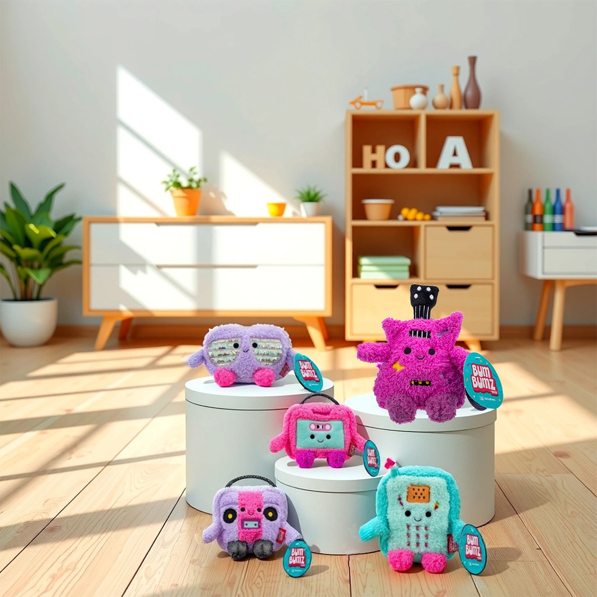 BumBumz 4.5″ RetroBumz Series 2 Assorted Soft Toy Unisex, 3-4 Years