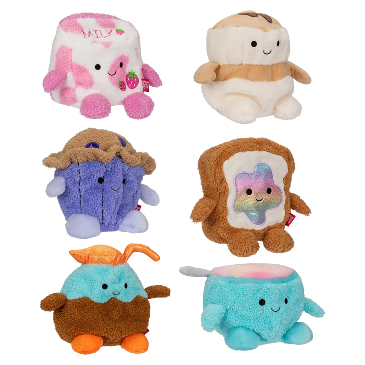 Bumbumz 7.5″ Breakfast Bumz Assorted Collectible Plush Toy Unisex, 3-4 Years