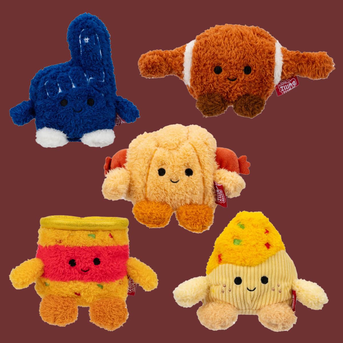 Bumbumz 7.5″ Funday Bumz Assorted Collectible Plush Toy Unisex, 3-4 Years