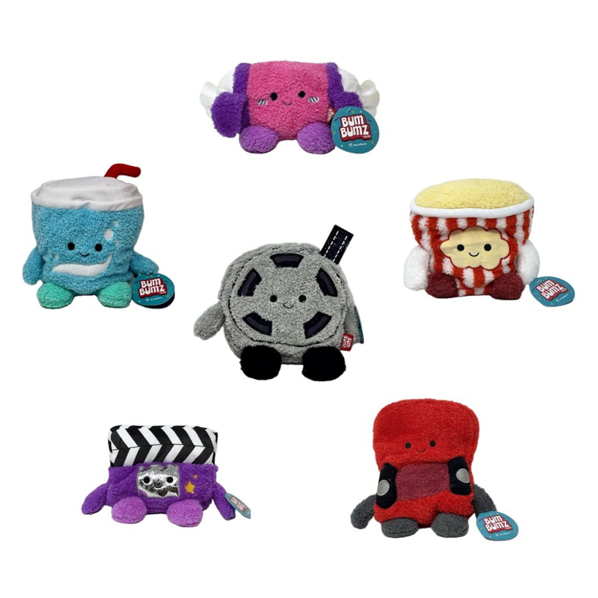BumBumz 7.5″ MovieBumz Assorted Soft Toy Unisex, 3-4 Years