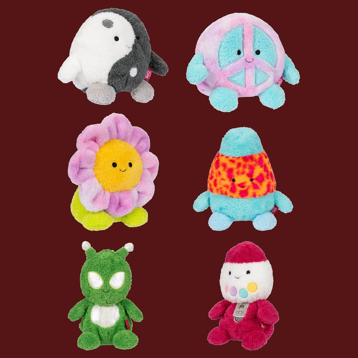 Bumbumz 7.5″ Retro Bumz Assorted Collectible Plush Toy Unisex, 3-4 Years