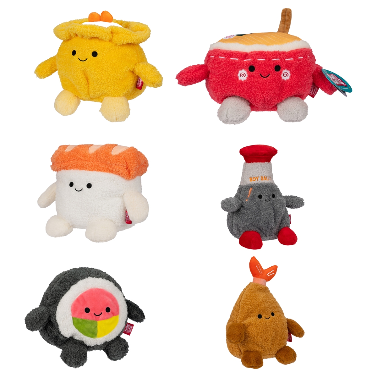 Bumbumz 7.5″ Takeout Bumz Assorted Collectible Plush Toy Unisex, 3-4 Years