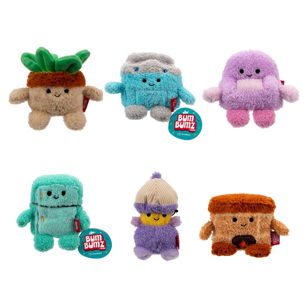 Bumbumz Assorted 4.5" Home Bumz Plush Toy Unisex, 3-4 Years