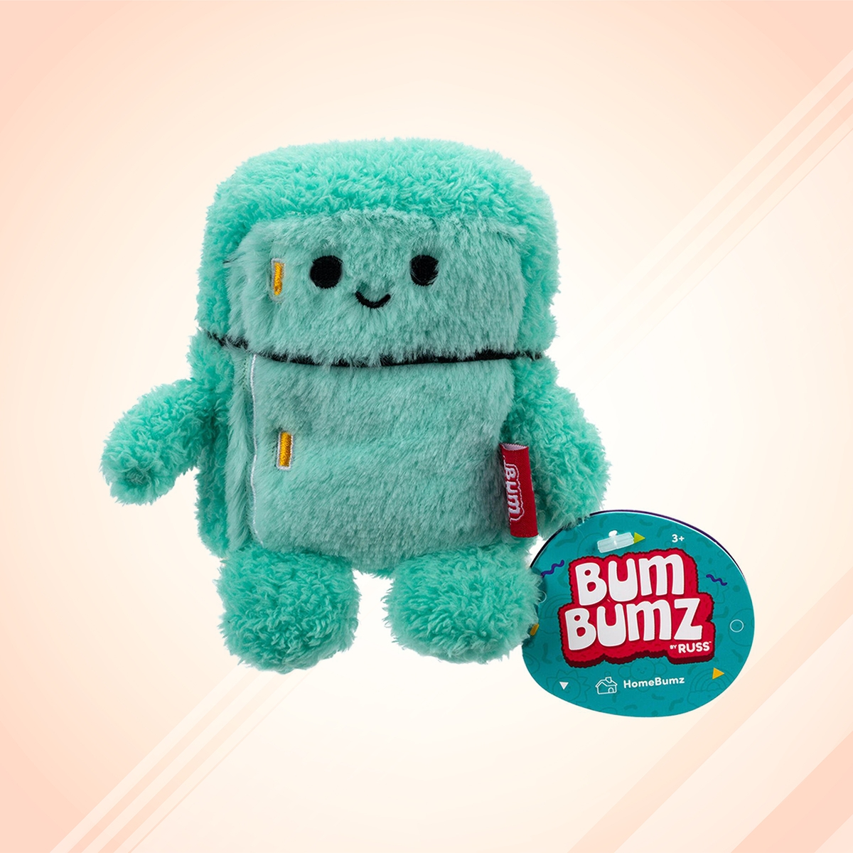 Bumbumz Assorted 4.5" Home Bumz Plush Toy Unisex, 3-4 Years