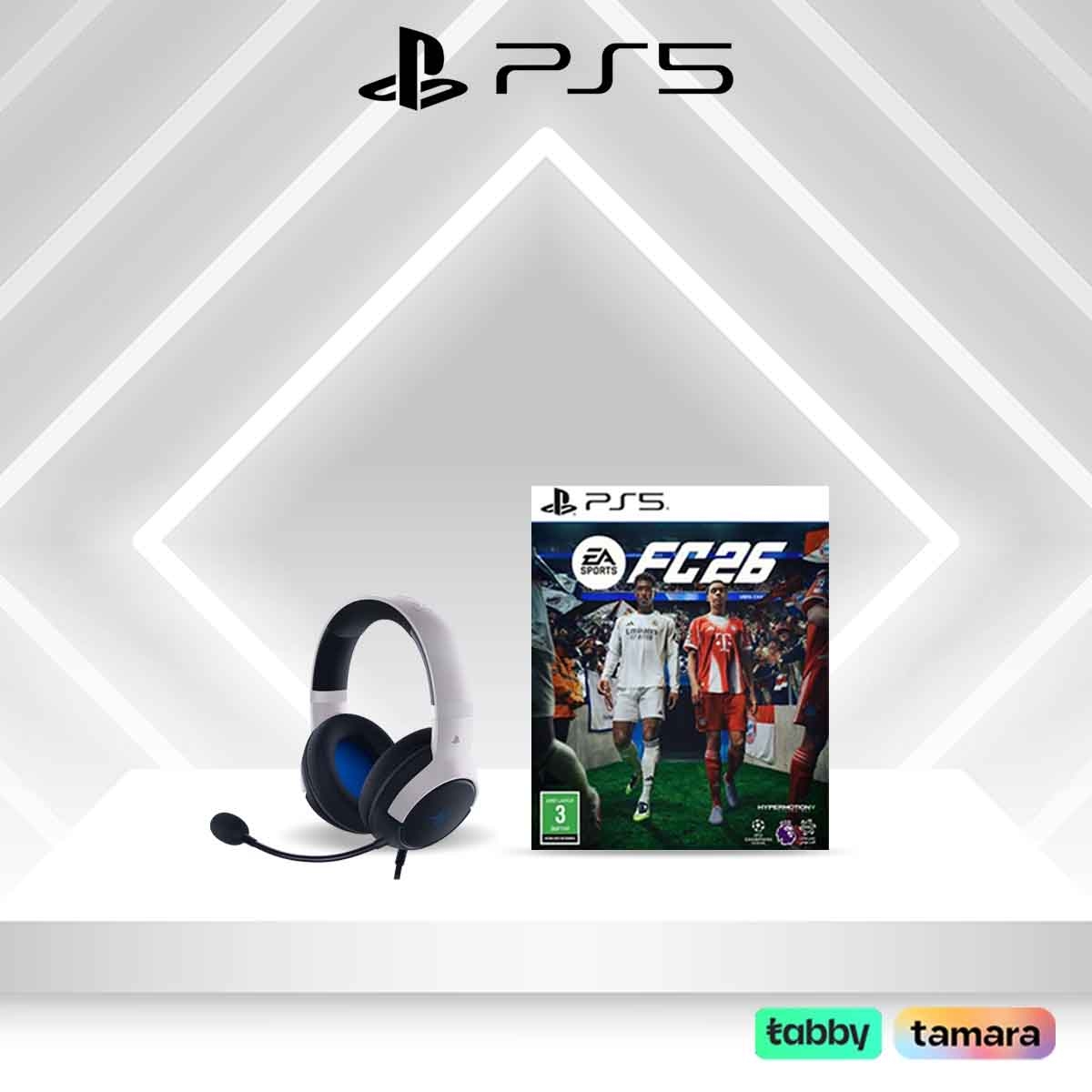 Razer Kaira X Wired Gaming Headset with FC26 Video Game Bundle