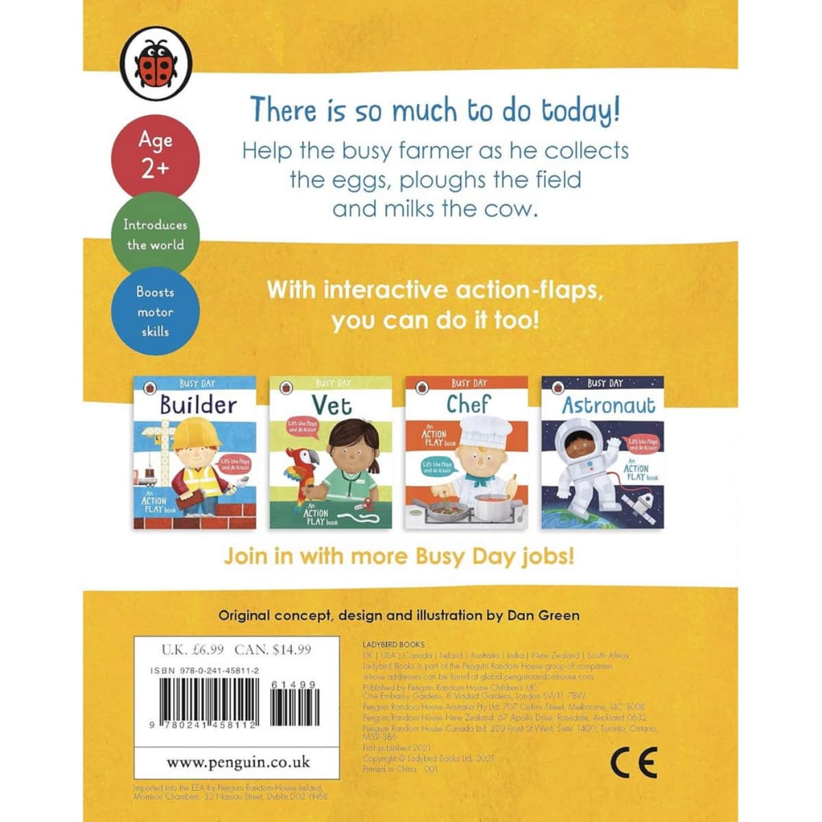 Busy Day: Farmer: An action play book by Dan Green - 4 Mar 2021