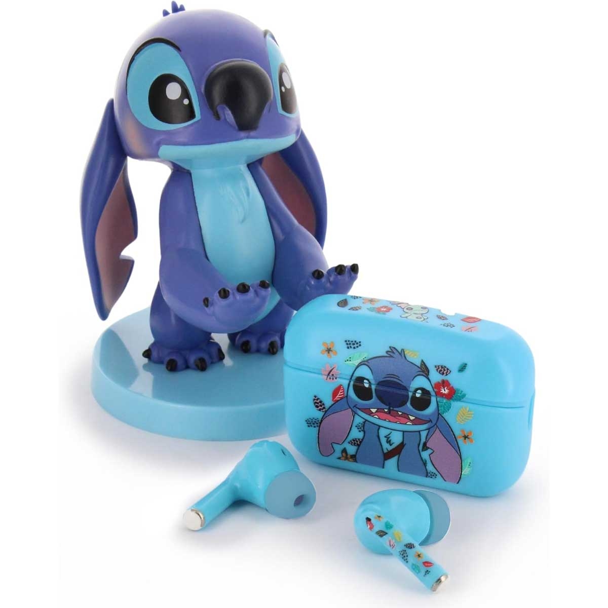 Cable Guys Disney Lilo & Stitch Pro True Wireless Earbuds with Holder Set
