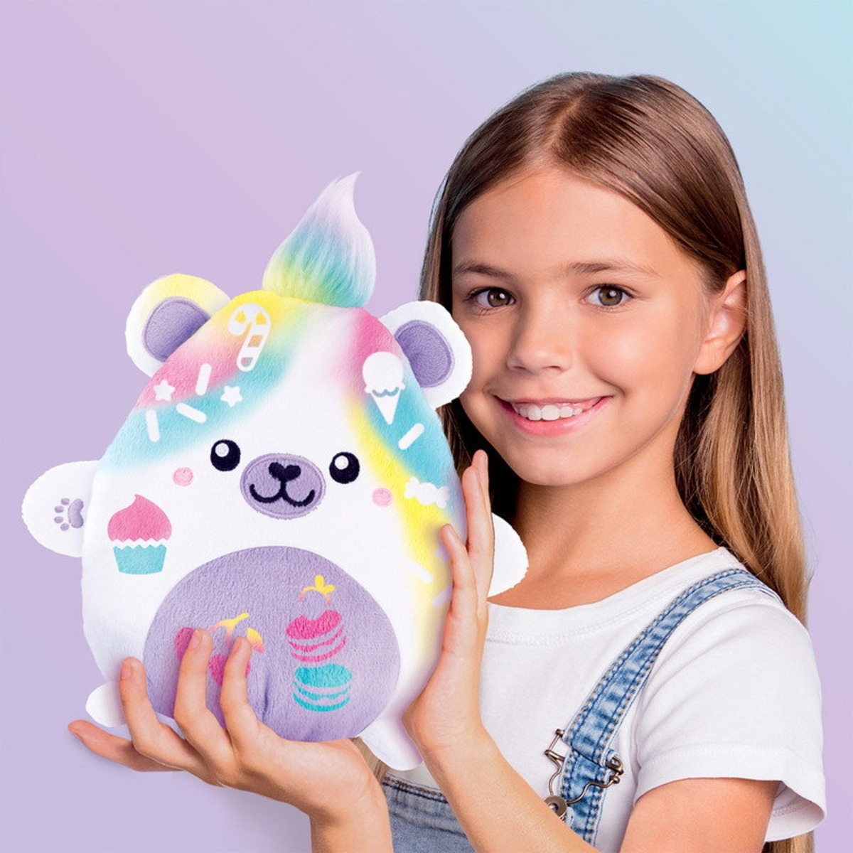 Canal Toys Kawaii Bear Airbrush Plush Toy Girls, 6-8 Years
