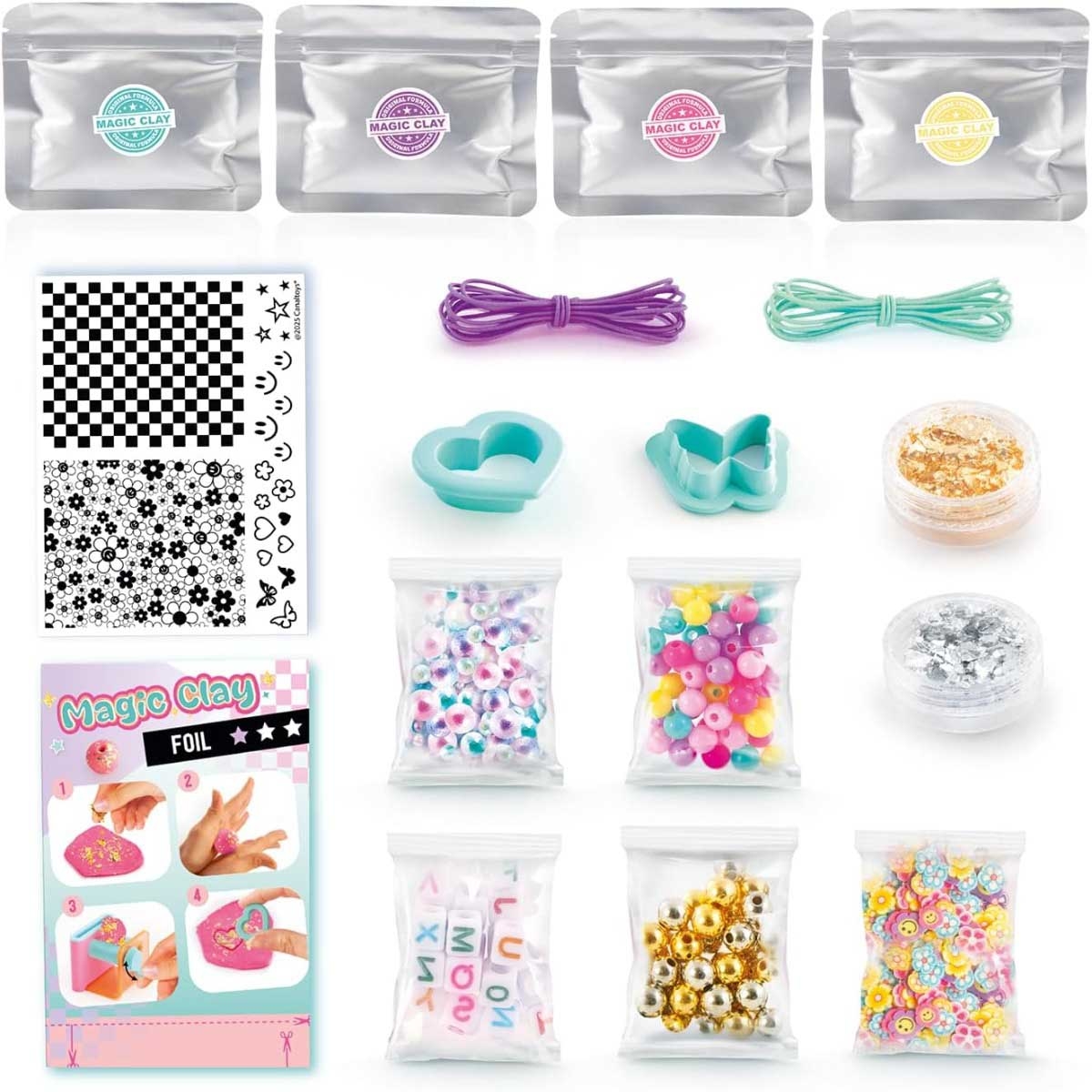 Canal Toys Magic Clay Refill Jewellery Maker Kit Girls, 6-8 Years